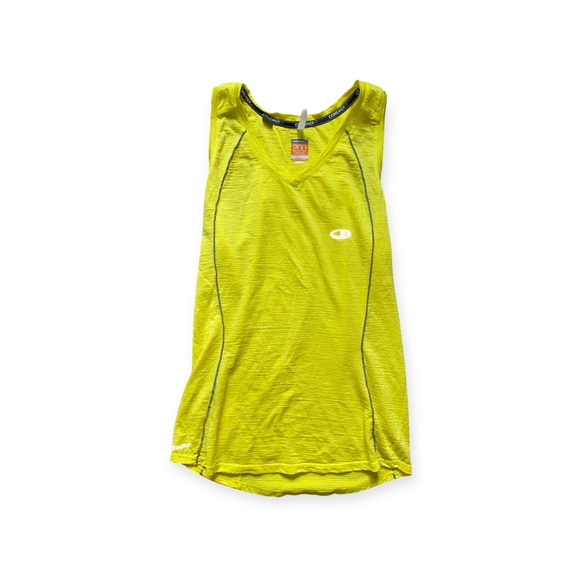 Icebreaker GT Lightweight Merino Wool Tank Top Yellow Medium - Picture 1 of 8